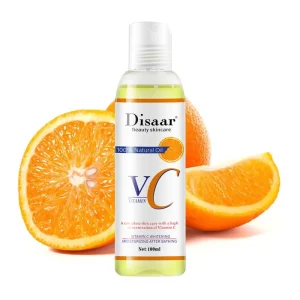 Disaar 100ml Vitamin C Massage Oil Moisturizing Whitening Anti-aging Essential Oil Lighten Fine Lines Spots Skincare DS51920
