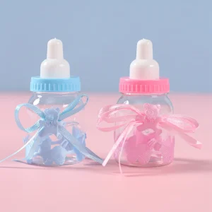 Feeder Style Candy Bottle Gifts Box Birthday Party Decor Kids Baby Shower Favor Boy Girl Newborn Infant Baptism Candy Bag