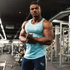 Men's Vest Sports Fitness Cotton Printed Elastic Vest New Summer Gym Running Training Bodybuilding Vest Fashion Men's Clothing