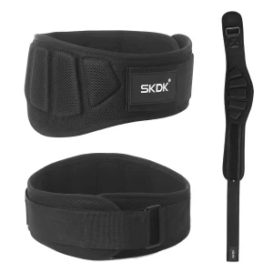 SKDK Weightlifting Belt Back Support Belt Men Waist Protection Fitness Training Orthopedics Protection Spine Back Support Belt