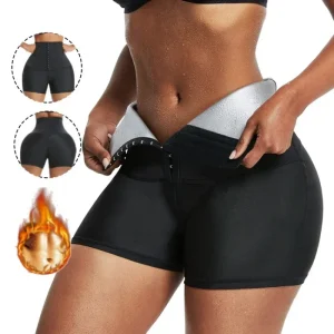 Sweat Sauna Pants Body Shaper Shorts Weight Loss Slimming Shapewear Women Waist Trainer Tummy Thermo Sweat Leggings Fitness